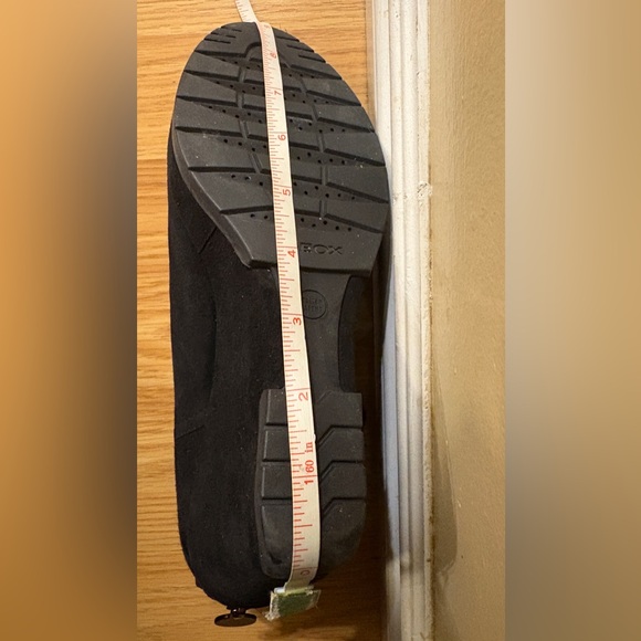 Geox Respira black leather/suede wedge style ankle boots /see pics for details - Picture 14 of 16